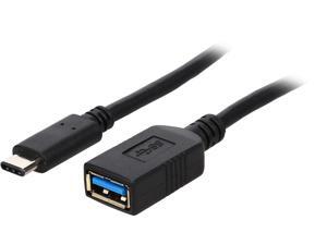 BYTECC U3CA-005MF 6" Black USB 3.1 GEN1 Cable USB Type-C to USB 3 Type-A Female BYTECC U3CA-005MF 6" Black USB 3.1 GEN1 Cable USB Type-C to USB 3 Type-A Female
