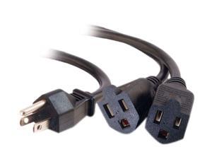 C2G / Cables To Go 29802 1.5 ft. 1 to 2 Power Cord Splitter C2G / Cables To Go 29802 1.5 ft. 1 to 2 Power Cord Splitter