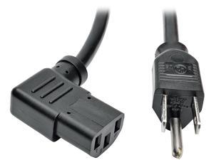 Tripp Lite Model P006-014-13RA 14 ft. Standard Computer Power Cord, 10A, 18AWG (NEMA 5-15P to Right Angle IEC-320-C13) Tripp Lite Model P006-014-13RA 14 ft. Standard Computer Power Cord, 10A, 18AWG (NEMA 5-15P to Right Angle IEC-320-C13)