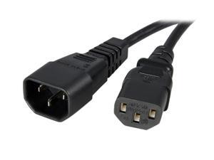 StarTech Model PXT1001410 10 ft. 14 AWG Computer Extension Power Cord StarTech Model PXT1001410 10 ft. 14 AWG Computer Extension Power Cord