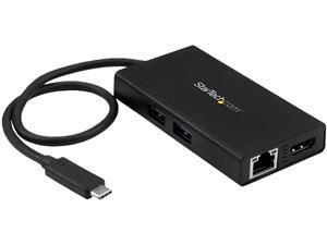 StarTech DKT30CHPD USB C Multiport Adapter - with Power Delivery (USB PD) - USB Type C to 4K HDMI / USB 3.0 / VGA / Gigabit Ethernet StarTech DKT30CHPD USB C Multiport Adapter - with Power Delivery (USB PD) - USB Type C to 4K HDMI / USB 3.0 / VGA / Gigabit Ethernet