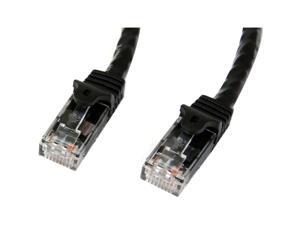 StarTech.com 5 ft Black Gigabit Snagless RJ45 UTP Cat6 Patch Cable - 5ft Patch Cord StarTech.com 5 ft Black Gigabit Snagless RJ45 UTP Cat6 Patch Cable - 5ft Patch Cord