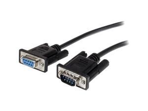 StarTech.com 3m Black Straight Through DB9 RS232 Serial Cable - M/F StarTech.com 3m Black Straight Through DB9 RS232 Serial Cable - M/F
