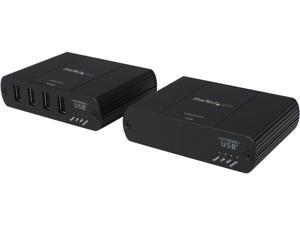 StarTech USB2G4LEXT2 4 Port USB 2.0 over Gigabit LAN or Direct Cat5e / Cat6 Ethernet Extender System StarTech USB2G4LEXT2 4 Port USB 2.0 over Gigabit LAN or Direct Cat5e / Cat6 Ethernet Extender System