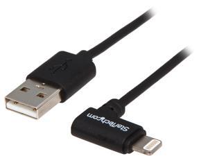 StarTech USBLT1MBR Black 8-pin Lightning Connector to USB Cable StarTech USBLT1MBR Black 8-pin Lightning Connector to USB Cable
