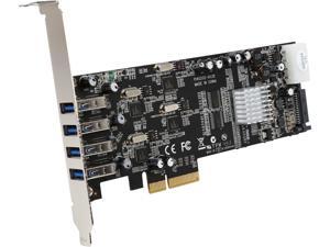 StarTech PEXUSB3S44V 4 Port Quad Bus PCI Express (PCIe) SuperSpeed USB 3.0 Card Adapter with UASP - SATA/LP4 Power StarTech PEXUSB3S44V 4 Port Quad Bus PCI Express (PCIe) SuperSpeed USB 3.0 Card Adapter with UASP - SATA/LP4 Power