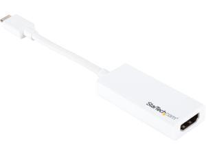 StarTech CDP2HDW USB C to HDMI Adapter - White - Thunderbolt 3 Compatible - USB-C Adapter - USB Type C to HDMI Dongle Converter StarTech CDP2HDW USB C to HDMI Adapter - White - Thunderbolt 3 Compatible - USB-C Adapter - USB Type C to HDMI Dongle Converter