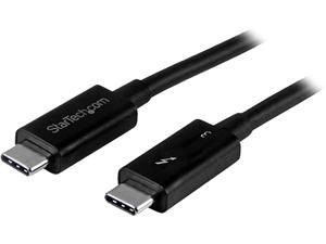 StarTech TBLT34MM50CM Thunderbolt 3 Cable - 40Gbps - Daisy Chainable - Passive - USB C Cable - USB-C Thunderbolt to Thunderbolt Cable StarTech TBLT34MM50CM Thunderbolt 3 Cable - 40Gbps - Daisy Chainable - Passive - USB C Cable - USB-C Thunderbolt to Thunderbolt Cable