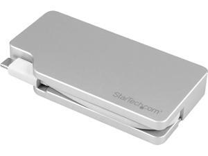 StarTech CDPVGDVHDMDP USB-C Multiport Adapter - Aluminum - USB Type C to VGA / 4K HDMI / Mini DisplayPort / DVI - USB C Adapter StarTech CDPVGDVHDMDP USB-C Multiport Adapter - Aluminum - USB Type C to VGA / 4K HDMI / Mini DisplayPort / DVI - USB C Adapter
