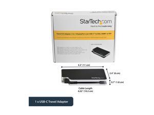 StarTech CDPVGDVHDB USB C Multiport Adapter - UHD 4K - USB C to VGA / DVI / HDMI - USB C Adapter - USB-C VGA Multiport Adapter StarTech CDPVGDVHDB USB C Multiport Adapter - UHD 4K - USB C to VGA / DVI / HDMI - USB C Adapter - USB-C VGA Multiport Adapter