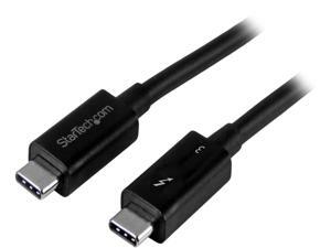 StarTech TBLT3MM1MA Thunderbolt 3 Cable - 3 ft. / 1m - 4K 60 Hz - 40Gbps - USB C to USB C Cable - Thunderbolt 3 USB Type C Charger StarTech TBLT3MM1MA Thunderbolt 3 Cable - 3 ft. / 1m - 4K 60 Hz - 40Gbps - USB C to USB C Cable - Thunderbolt 3 USB Type C Charger