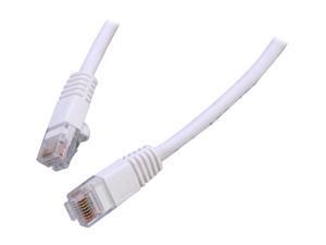 Coboc CY-CAT5E-01-WH 1ft.24AWG Snagless Cat 5e White Color 350MHz UTP Ethernet Stranded Copper Patch cord /Molded Network lan Cable Coboc CY-CAT5E-01-WH 1ft.24AWG Snagless Cat 5e White Color 350MHz UTP Ethernet Stranded Copper Patch cord /Molded Network lan Cable