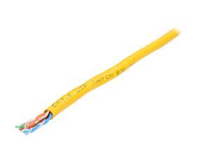Coboc CY-CAT6-1K(CM)-ST-YL 1000ft. 24AWG Cat 6 Yellow Color 550MHz UTP Stranded Copper Bulk Ethernet Network lan Cable Coboc CY-CAT6-1K(CM)-ST-YL 1000ft. 24AWG Cat 6 Yellow Color 550MHz UTP Stranded Copper Bulk Ethernet Network lan Cable