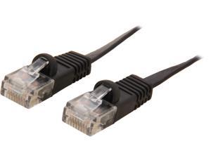 Coboc CY-CAT6-03-Black 3ft. 32AWG Cat 6 Black Color 550MHz UTP Flat Ethernet Stranded Copper Patch cord /Molded Network lan Cable Coboc CY-CAT6-03-Black 3ft. 32AWG Cat 6 Black Color 550MHz UTP Flat Ethernet Stranded Copper Patch cord /Molded Network lan Cable