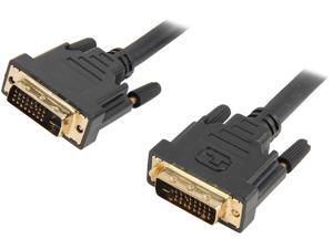 Coboc Model CO-DDMM-6-BK 6 ft. Black Color 28 AWG Solid Copper Conductor DVI-D Dual-Link (24+1) Male to Male Digital Video Cable w/ Ferrite Cores, Gold Plated Coboc Model CO-DDMM-6-BK 6 ft. Black Color 28 AWG Solid Copper Conductor DVI-D Dual-Link (24+1) Male to Male Digital Video Cable w/ Ferrite Cores, Gold Plated