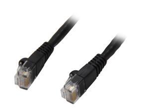 Coboc CY-CAT6-10-BK 10ft. 24AWG Snagless Cat 6 Black Color 550MHz UTP Ethernet Stranded Copper Patch cord /Molded Network lan Cable Coboc CY-CAT6-10-BK 10ft. 24AWG Snagless Cat 6 Black Color 550MHz UTP Ethernet Stranded Copper Patch cord /Molded Network lan Cable