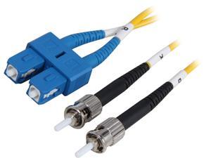 Coboc CY-OS1-SC/ST-1 3.28 ft. Yellow Singlemode 9/125 Duplex LSZH Fiber Patch Cable SC - ST,M-M Coboc CY-OS1-SC/ST-1 3.28 ft. Yellow Singlemode 9/125 Duplex LSZH Fiber Patch Cable SC - ST,M-M