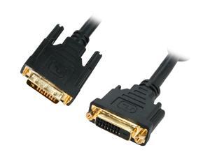 Kaybles DVI-DD-6MF Black 6 ft. Male to Female Premium DVI Digital Dual-Link Extension Cable with Ferrites M/F Kaybles DVI-DD-6MF Black 6 ft. Male to Female Premium DVI Digital Dual-Link Extension Cable with Ferrites M/F