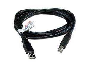 QVS CC2209C-06 6 ft. Black USBA-USBB M/M Black Cable QVS CC2209C-06 6 ft. Black USBA-USBB M/M Black Cable