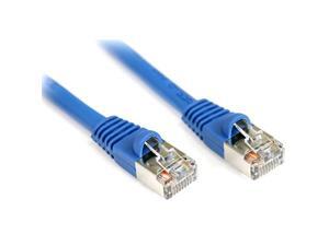 StarTech S45PATCH3BL 3 ft Cat5e Blue Snagless Shielded RJ45 F/UTP Cat 5e Patch Cable - 3ft Patch Cord StarTech S45PATCH3BL 3 ft Cat5e Blue Snagless Shielded RJ45 F/UTP Cat 5e Patch Cable - 3ft Patch Cord