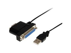 StarTech Model ICUSB2321284 3 ft. 3 ft 1s1p USB to Serial Parallel Port Adapter Cable StarTech Model ICUSB2321284 3 ft. 3 ft 1s1p USB to Serial Parallel Port Adapter Cable