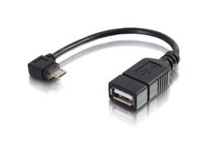 C2G 6in Mobile Device USB Micro-B to USB Device OTG Adapter Cable C2G 6in Mobile Device USB Micro-B to USB Device OTG Adapter Cable