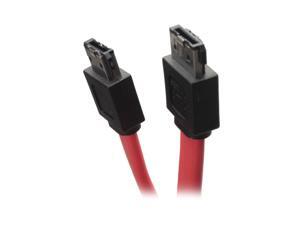 Nippon Labs Red 1M (3.28 ft.) eSATA to eSATA 3.28ft Cable - Model ESATA-1M 3.28 feet Nippon Labs Red 1M (3.28 ft.) eSATA to eSATA 3.28ft Cable - Model ESATA-1M 3.28 feet