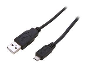 Nippon Labs Black 6 ft. A/Male to Micro B/Male 6ft Cable Model USB-6-Micro 6 feet Nippon Labs Black 6 ft. A/Male to Micro B/Male 6ft Cable Model USB-6-Micro 6 feet
