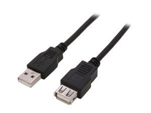 Nippon Labs Black 15 ft. USB cable A/Male to A/Female extension 15ft USB cable Model USB-15-MF-BK 15 feet Nippon Labs Black 15 ft. USB cable A/Male to A/Female extension 15ft USB cable Model USB-15-MF-BK 15 feet