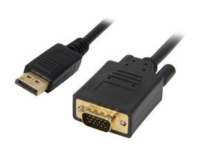 Nippon Labs Model DP-VGA-10 10 ft. DisplayPort to VGA 10ft 28 AWG Cable M-M 10 feet- OEM Nippon Labs Model DP-VGA-10 10 ft. DisplayPort to VGA 10ft 28 AWG Cable M-M 10 feet- OEM
