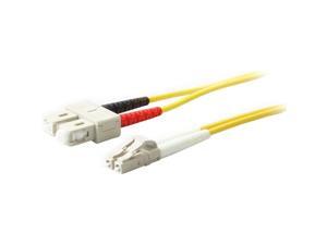 AddOn 3m Single-Mode Fiber (SMF) Duplex SC/LC OS1 Yellow Patch Cable AddOn 3m Single-Mode Fiber (SMF) Duplex SC/LC OS1 Yellow Patch Cable