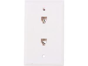 Nippon Labs WP-264-WH Wall Plate with Modular Jack, 6P / 4C, 2 Port Color White Nippon Labs WP-264-WH Wall Plate with Modular Jack, 6P / 4C, 2 Port Color White