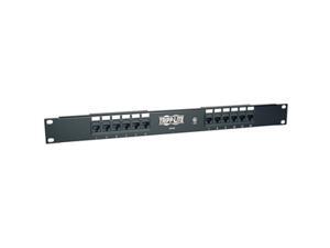 TRIPP LITE N052-012 12-Port Cat5e Patch Panel 568B TRIPP LITE N052-012 12-Port Cat5e Patch Panel 568B