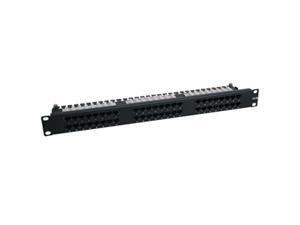 TRIPP LITE N252-048-1U 48-Port Cat6 1U High Density 110 Type Patch Panel TRIPP LITE N252-048-1U 48-Port Cat6 1U High Density 110 Type Patch Panel