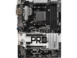 ASRock AB350 Pro4 AM4 AMD Promontory B350 SATA 6Gb/s USB 3.0 HDMI ATX Motherboards - AMD ASRock AB350 Pro4 AM4 AMD Promontory B350 SATA 6Gb/s USB 3.0 HDMI ATX Motherboards - AMD