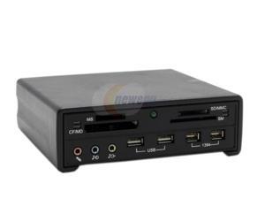 Koutech KW-7209 Multifunction USB 2.0 External/Front Panel Card Reader with USB2.0 Hub / FireWire Repeater / Audio Ports Koutech KW-7209 Multifunction USB 2.0 External/Front Panel Card Reader with USB2.0 Hub / FireWire Repeater / Audio Ports