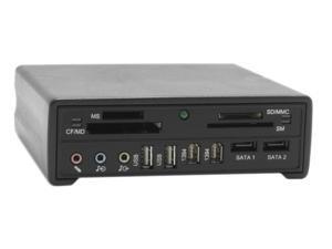 Koutech KW-7210 Multifunction USB 2.0 External/Front Panel Card Reader with USB 2.0 Hub / FireWire Repeater / SATA / Audio Ports Koutech KW-7210 Multifunction USB 2.0 External/Front Panel Card Reader with USB 2.0 Hub / FireWire Repeater / SATA / Audio Ports
