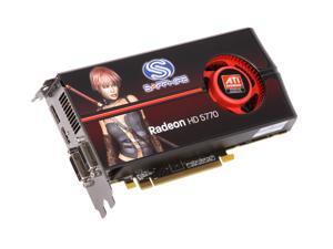 SAPPHIRE HD 4000 Radeon HD 5770 DirectX 11 100283SR 1GB 128-Bit GDDR5 PCI Express 2.0 x16 HDCP Ready CrossFireX Support Video Card SAPPHIRE HD 4000 Radeon HD 5770 DirectX 11 100283SR 1GB 128-Bit GDDR5 PCI Express 2.0 x16 HDCP Ready CrossFireX Support Video Card