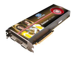SAPPHIRE HD 5000 Radeon HD 5970 (Hemlock) DirectX 11 100280OCSR 2GB 512 (256 x 2)-Bit GDDR5 PCI Express 2.1 x16 HDCP Ready CrossFireX Support Dual GPU Onboard CrossFire Video Card w/ Eyefinity SAPPHIRE HD 5000 Radeon HD 5970 (Hemlock) DirectX 11 100280OCSR 2GB 512 (256 x 2)-Bit GDDR5 PCI Express 2.1 x16 HDCP Ready CrossFireX Support Dual GPU Onboard CrossFire Video Card w/ Eyefinity