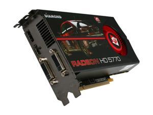 DIAMOND HD 5000 Radeon HD 5770 DirectX 11 5770PE51G 1GB 128-Bit GDDR5 PCI Express 2.0 x16 HDCP Ready CrossFireX Support Video Card DIAMOND HD 5000 Radeon HD 5770 DirectX 11 5770PE51G 1GB 128-Bit GDDR5 PCI Express 2.0 x16 HDCP Ready CrossFireX Support Video Card
