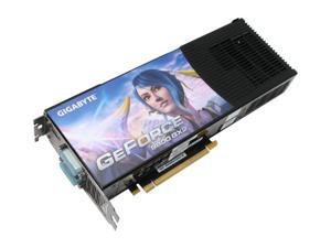 GIGABYTE GeForce 9800 GX2 DirectX 10 GV-NX98X1GHI-B 1GB (512MB per GPU) 512-bit (256-bit per GPU) GDDR3 PCI Express 2.0 x16 HDCP Ready SLI Support Video Card GIGABYTE GeForce 9800 GX2 DirectX 10 GV-NX98X1GHI-B 1GB (512MB per GPU) 512-bit (256-bit per GPU) GDDR3 PCI Express 2.0 x16 HDCP Ready SLI Support Video Card