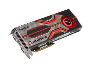 GIGABYTE Radeon HD 5970 (Hemlock) DirectX 11 GV-R597D5-2GD-B 2GB 512 (256 x 2)-Bit GDDR5 PCI Express 2.1 x16 HDCP Ready CrossFireX Support Dual GPU Onboard CrossFire Video Card w/ Eyefinity GIGABYTE Radeon HD 5970 (Hemlock) DirectX 11 GV-R597D5-2GD-B 2GB 512 (256 x 2)-Bit GDDR5 PCI Express 2.1 x16 HDCP Ready CrossFireX Support Dual GPU Onboard CrossFire Video Card w/ Eyefinity