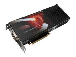 EVGA GeForce 9800 GX2 DirectX 10 01G-P3-N891-AR 1GB (512MB per GPU) 512-bit (256-bit per GPU) GDDR3 PCI Express 2.0 x16 HDCP Ready SLI Support Video Card EVGA GeForce 9800 GX2 DirectX 10 01G-P3-N891-AR 1GB (512MB per GPU) 512-bit (256-bit per GPU) GDDR3 PCI Express 2.0 x16 HDCP Ready SLI Support Video Card