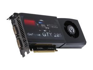 EVGA GeForce GTX 285 01G-P3-1180-AR 1GB 512-Bit DDR3 PCI Express 2.0 x16 HDCP Ready SLI Support Video Card EVGA GeForce GTX 285 01G-P3-1180-AR 1GB 512-Bit DDR3 PCI Express 2.0 x16 HDCP Ready SLI Support Video Card