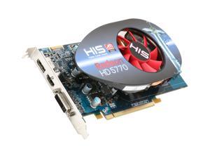 HIS HD 5000 Radeon HD 5770 DirectX 11 H577FM1GD 1GB 128-Bit GDDR5 PCI Express 2.0 x16 HDCP Ready CrossFireX Support Video Card HIS HD 5000 Radeon HD 5770 DirectX 11 H577FM1GD 1GB 128-Bit GDDR5 PCI Express 2.0 x16 HDCP Ready CrossFireX Support Video Card
