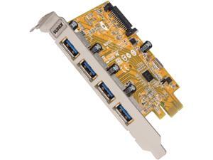 SUNIX USB3.0 4-port PCI Express Host Controller with SATA Power Connector Model USB4300NS SUNIX USB3.0 4-port PCI Express Host Controller with SATA Power Connector Model USB4300NS