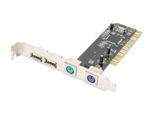 SYBA PCI 32-bit High Speed USB 2.0 2x Ports and 2x PS2 Port Combo Card Model SD-NECPS-2U2PS2 SYBA PCI 32-bit High Speed USB 2.0 2x Ports and 2x PS2 Port Combo Card Model SD-NECPS-2U2PS2