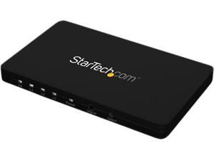 StarTech VS421HD4K 4-Port HDMI automatic video switch w/ aluminum housing and MHL support - 4K 30Hz StarTech VS421HD4K 4-Port HDMI automatic video switch w/ aluminum housing and MHL support - 4K 30Hz