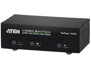 ATEN 2-Port VGA Switch with Audio VS0201 ATEN 2-Port VGA Switch with Audio VS0201