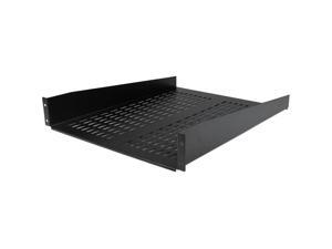 StarTech.com 2U 22in Vented Rack Mount Shelf - Fixed Server Rack Cabinet Shelf - 50lbs / 22kg StarTech.com 2U 22in Vented Rack Mount Shelf - Fixed Server Rack Cabinet Shelf - 50lbs / 22kg